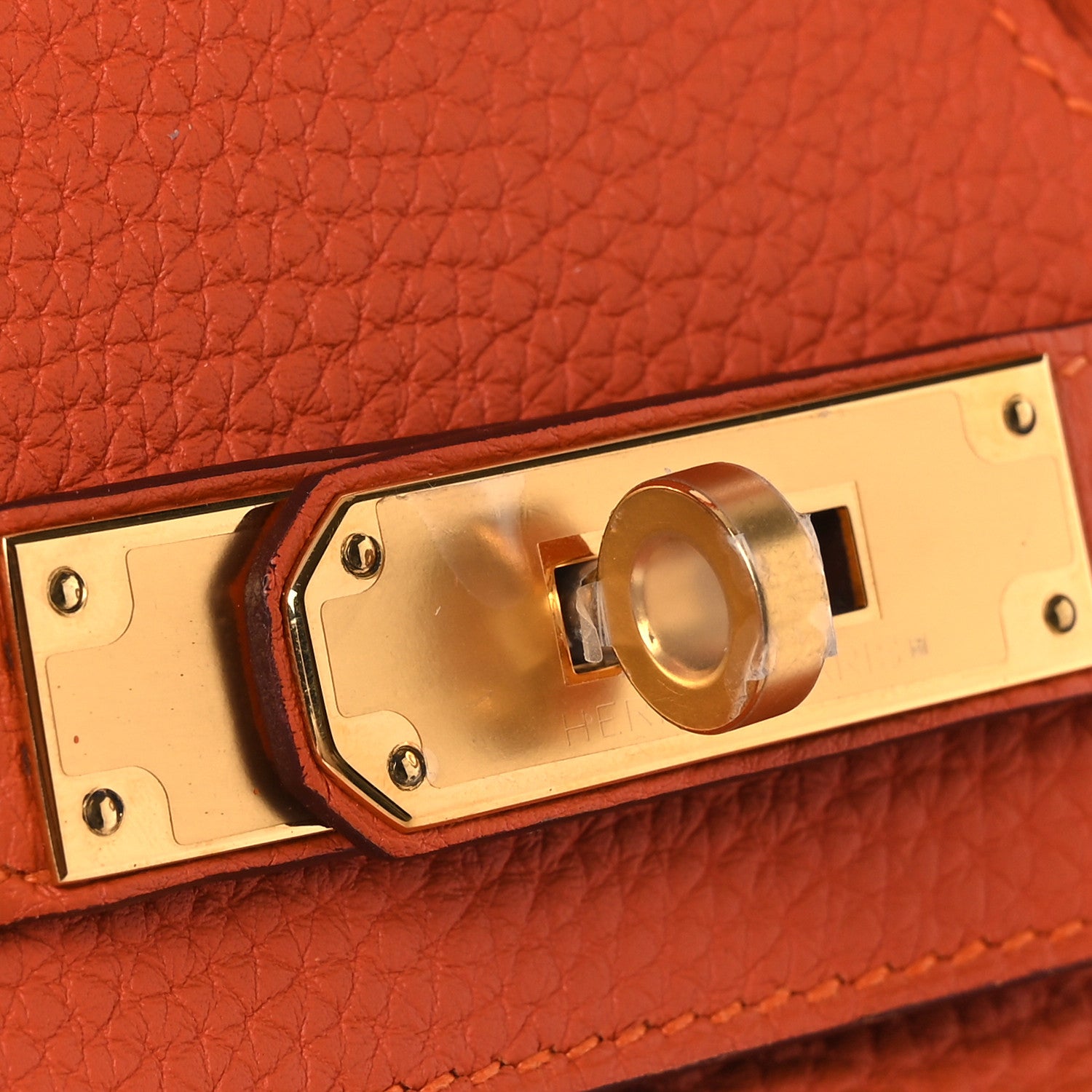 Hermes Togo BIRKIN 30 Orange 13 of 14