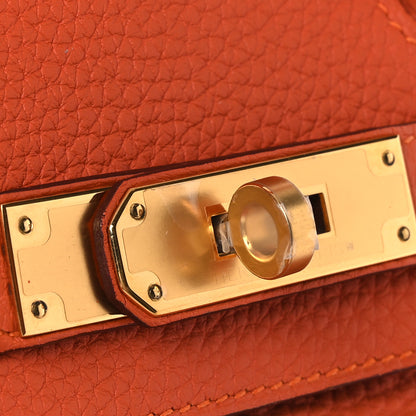 Hermes Togo BIRKIN 30 Orange 13 of 14