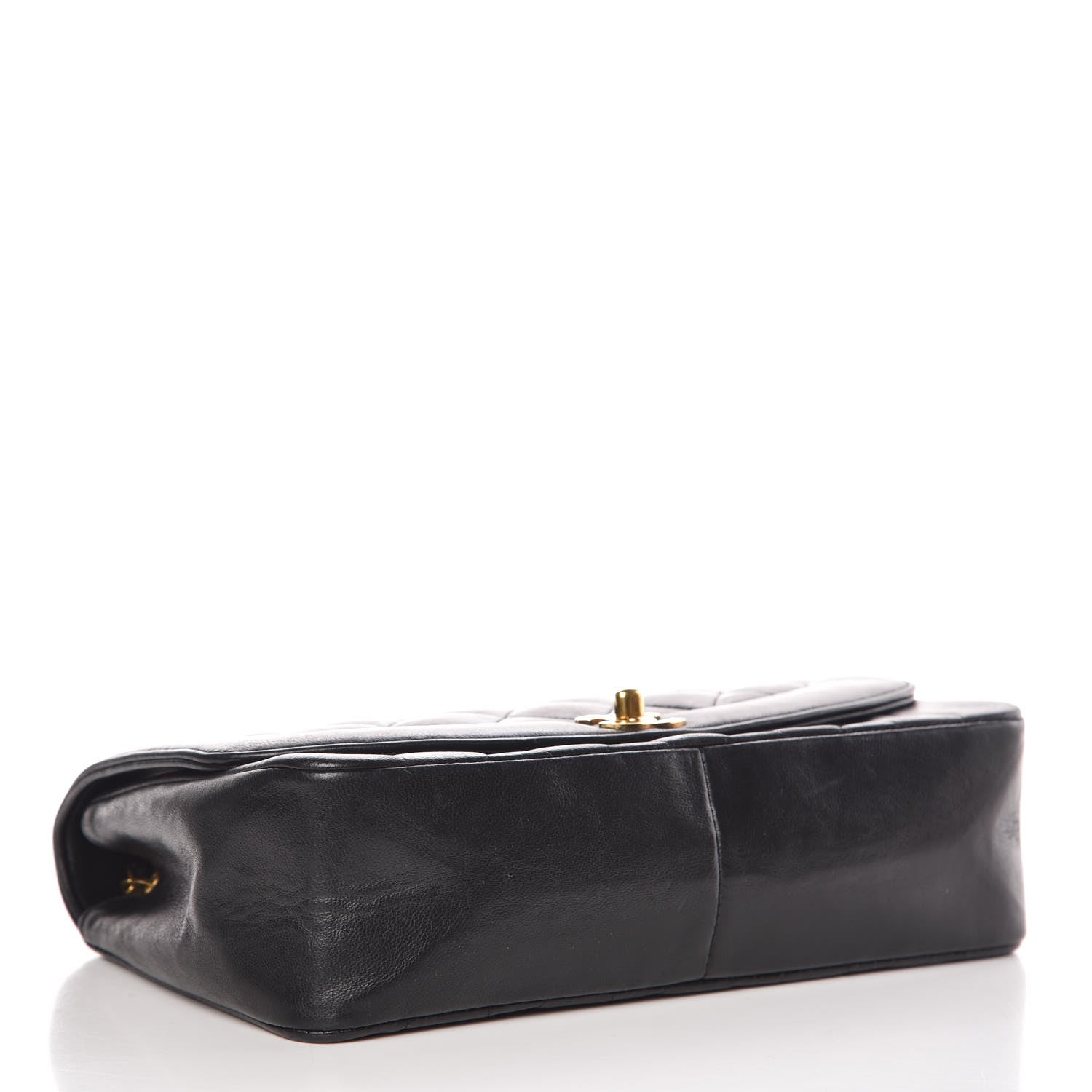 Chanel Lambskin Quilted Medium Single Flap Black 4 of 15