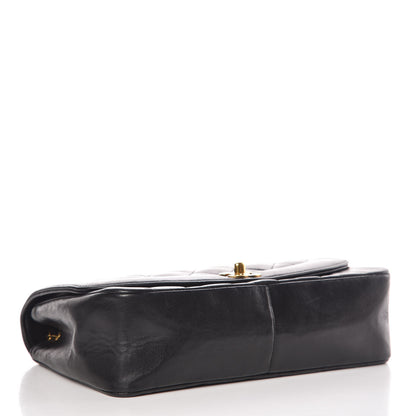 Chanel Lambskin Quilted Medium Single Flap Black 4 of 15