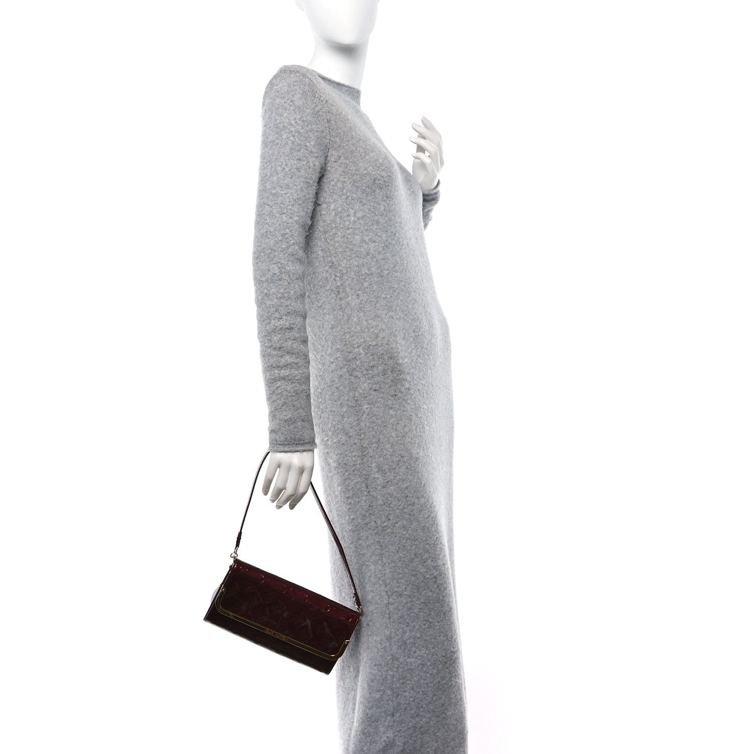 Louis Vuitton Vernis Rossmore MM Amarante 2 of 10