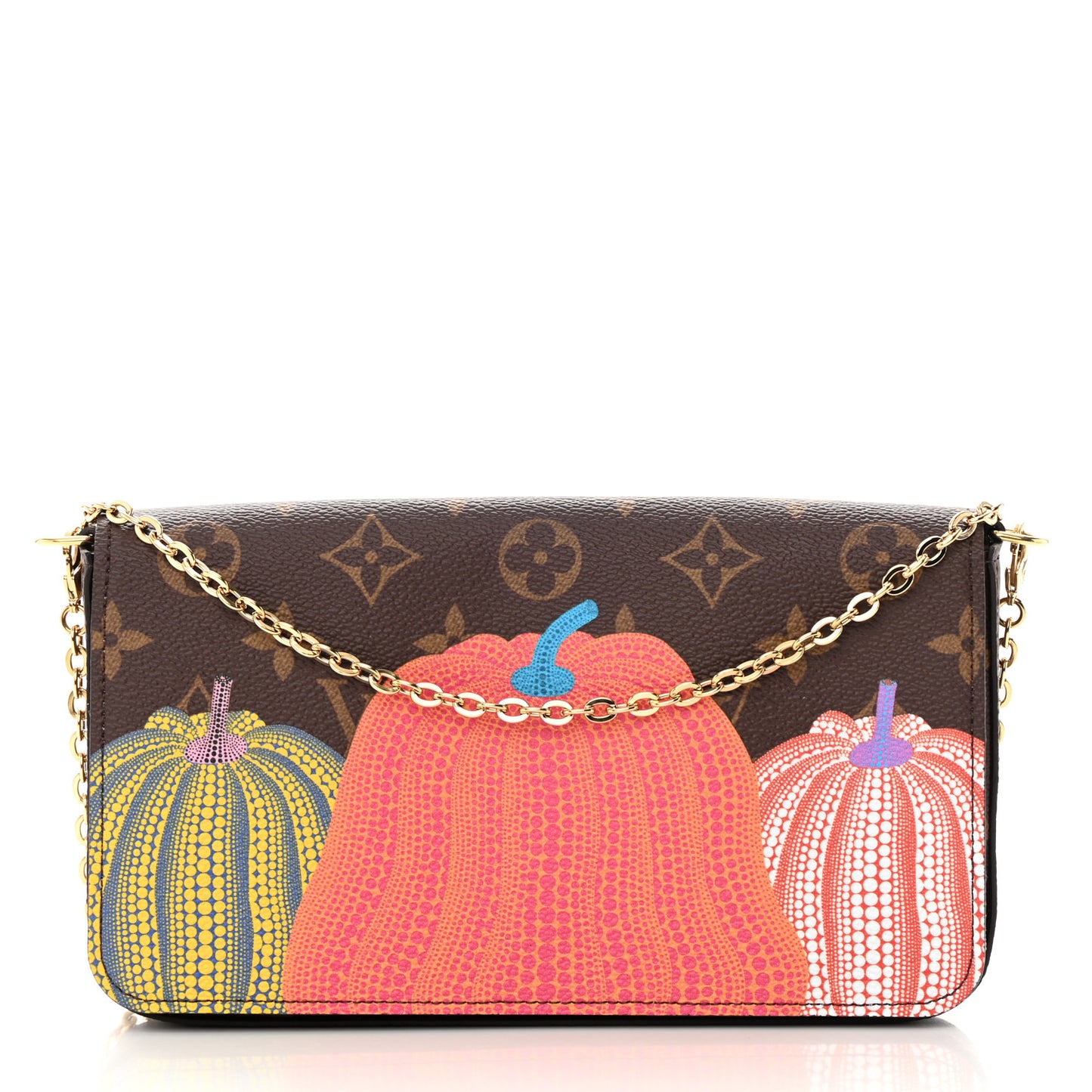 LV X YK Monogram Pumpkins Pochette Felicie