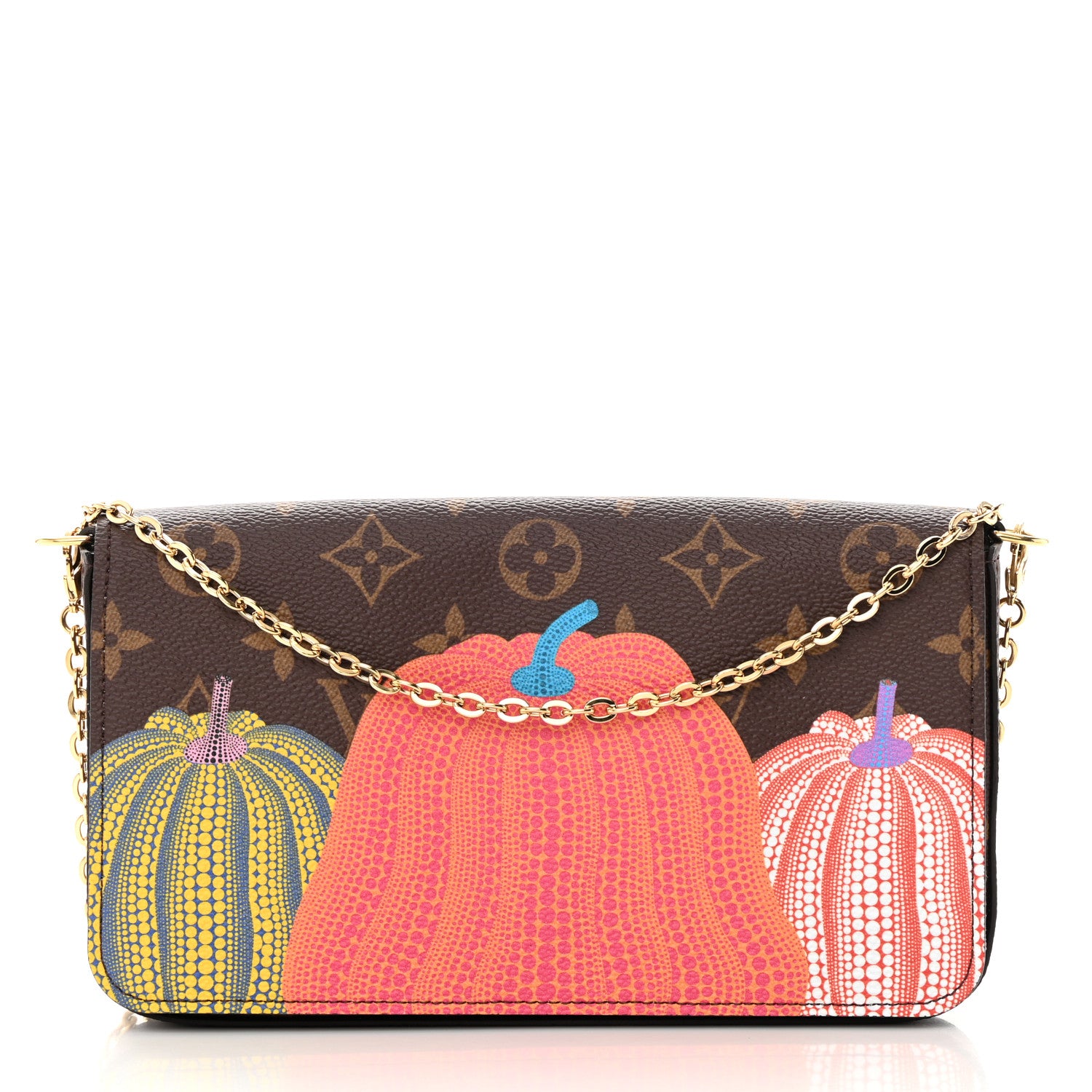 Louis Vuitton LV X YK Monogram Pumpkins Pochette Felicie 3 of 12
