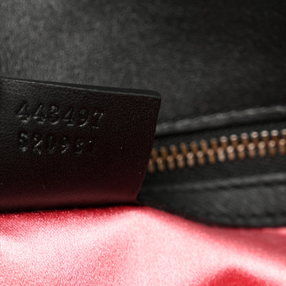 Gucci Velvet Matelasse Small GG Marmont Shoulder Bag Black 8 of 10