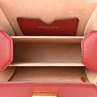 Alexander McQueen Silky Amish Grained Box Shoulder Bag 16 Lacquered Red 5 of 13