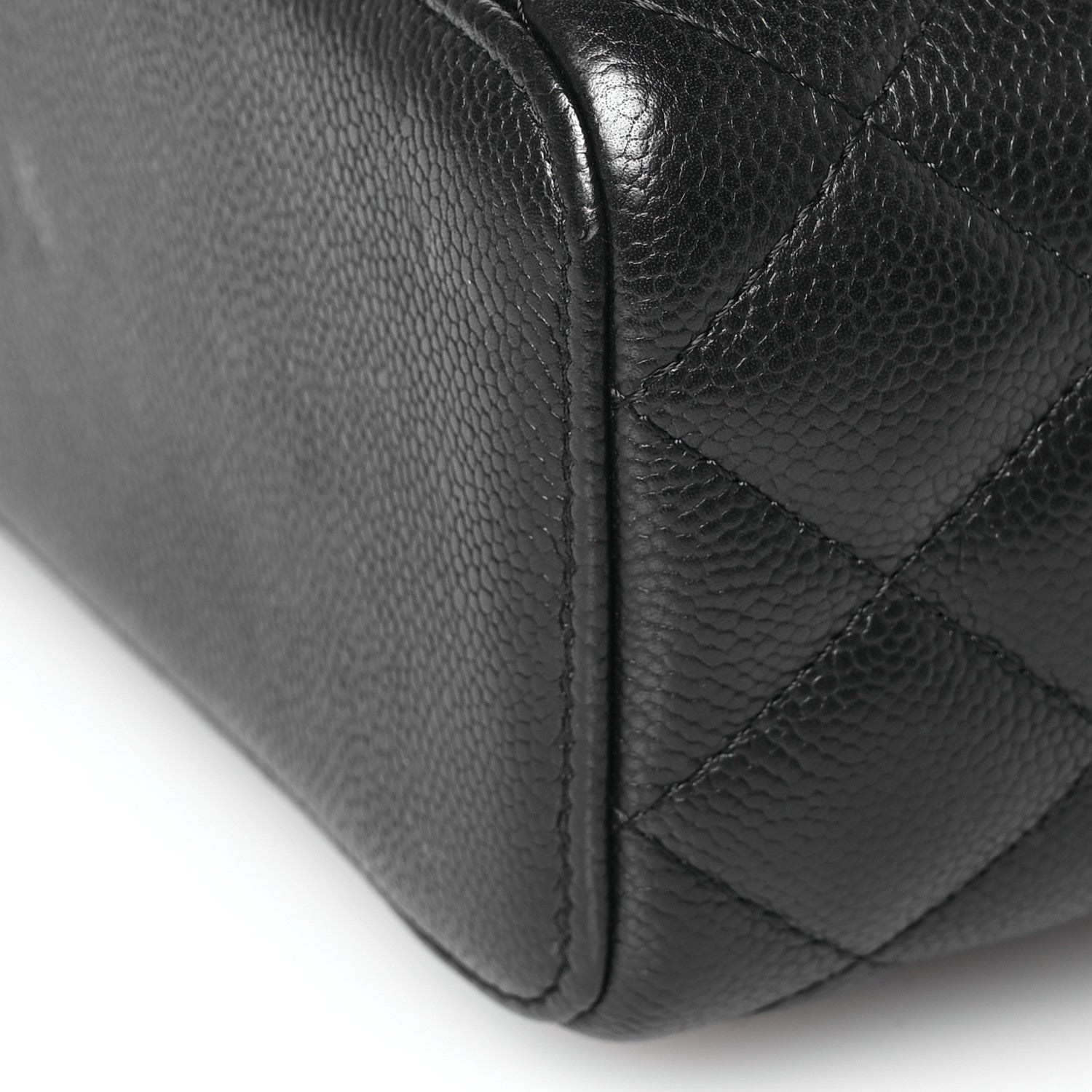 Chanel Caviar Quilted Small Tiny CC Vanity Case With Chain Black 11 of 11