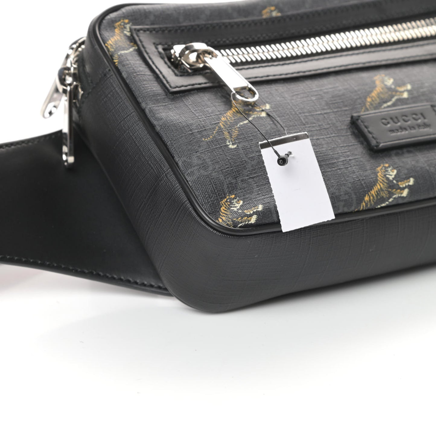 Soft GG Supreme Monogram Tigers Belt Bag Black Multicolor