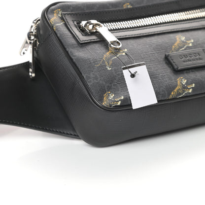 Gucci Soft GG Supreme Monogram Tigers Belt Bag Black Multicolor 8 of 9