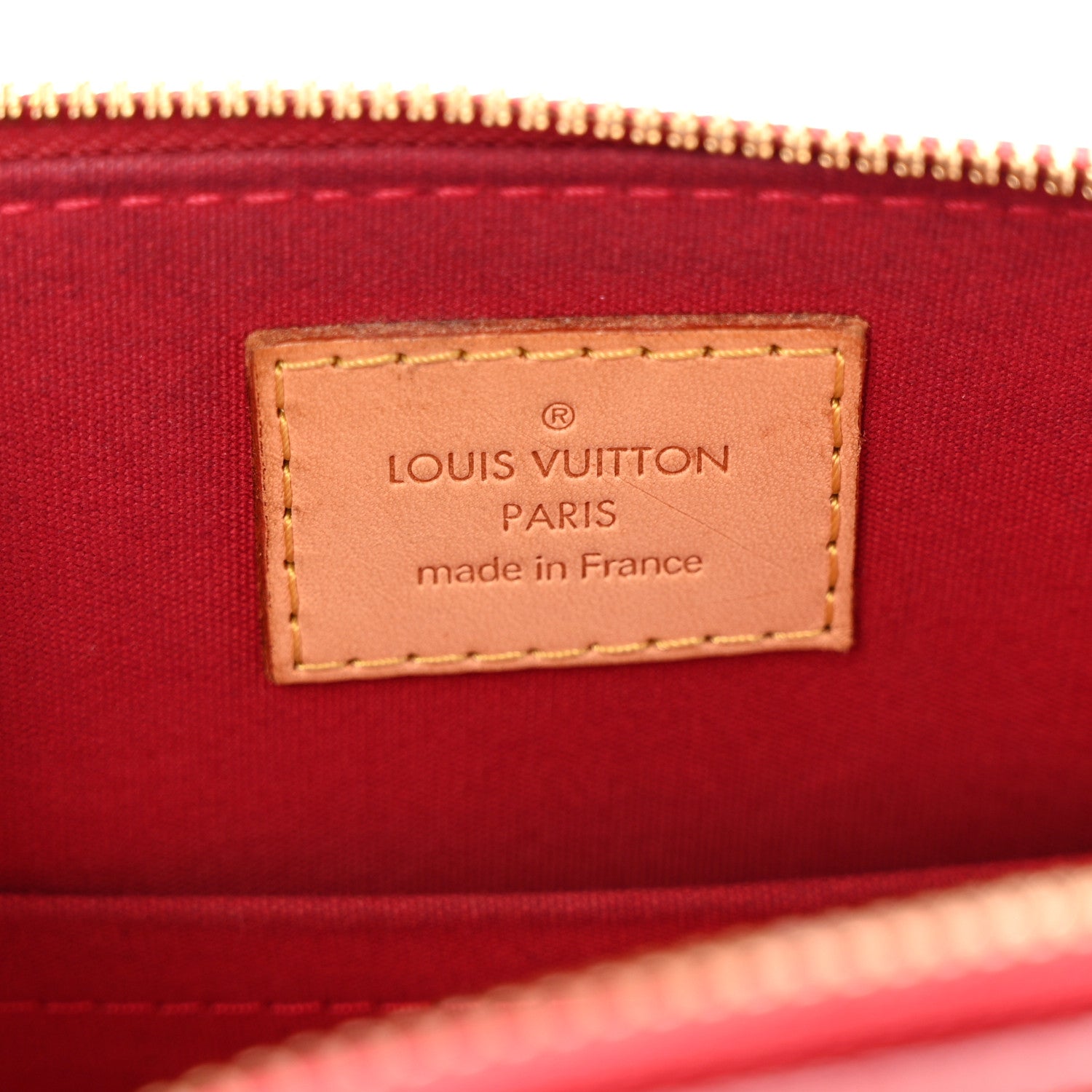 Louis Vuitton Vernis Alma BB Pomme D'Amour 6 of 11