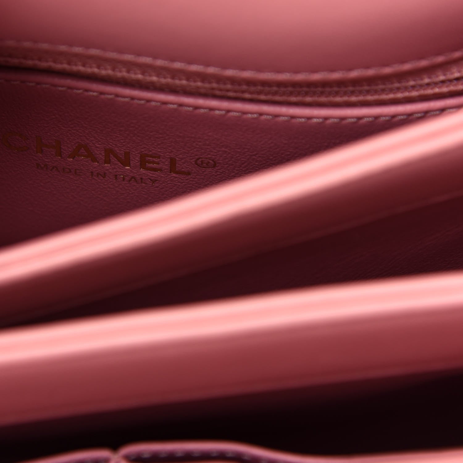 Chanel Lambskin Chevron Quilted Small Trendy CC Dual Handle Flap Bag Light Pink 5 of 10