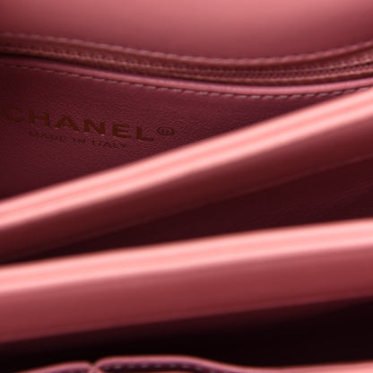 Chanel Lambskin Chevron Quilted Small Trendy CC Dual Handle Flap Bag Light Pink 5 of 10