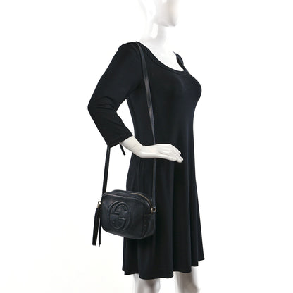 Gucci Pebbled Calfskin Small Soho Disco Bag Black 2 of 13