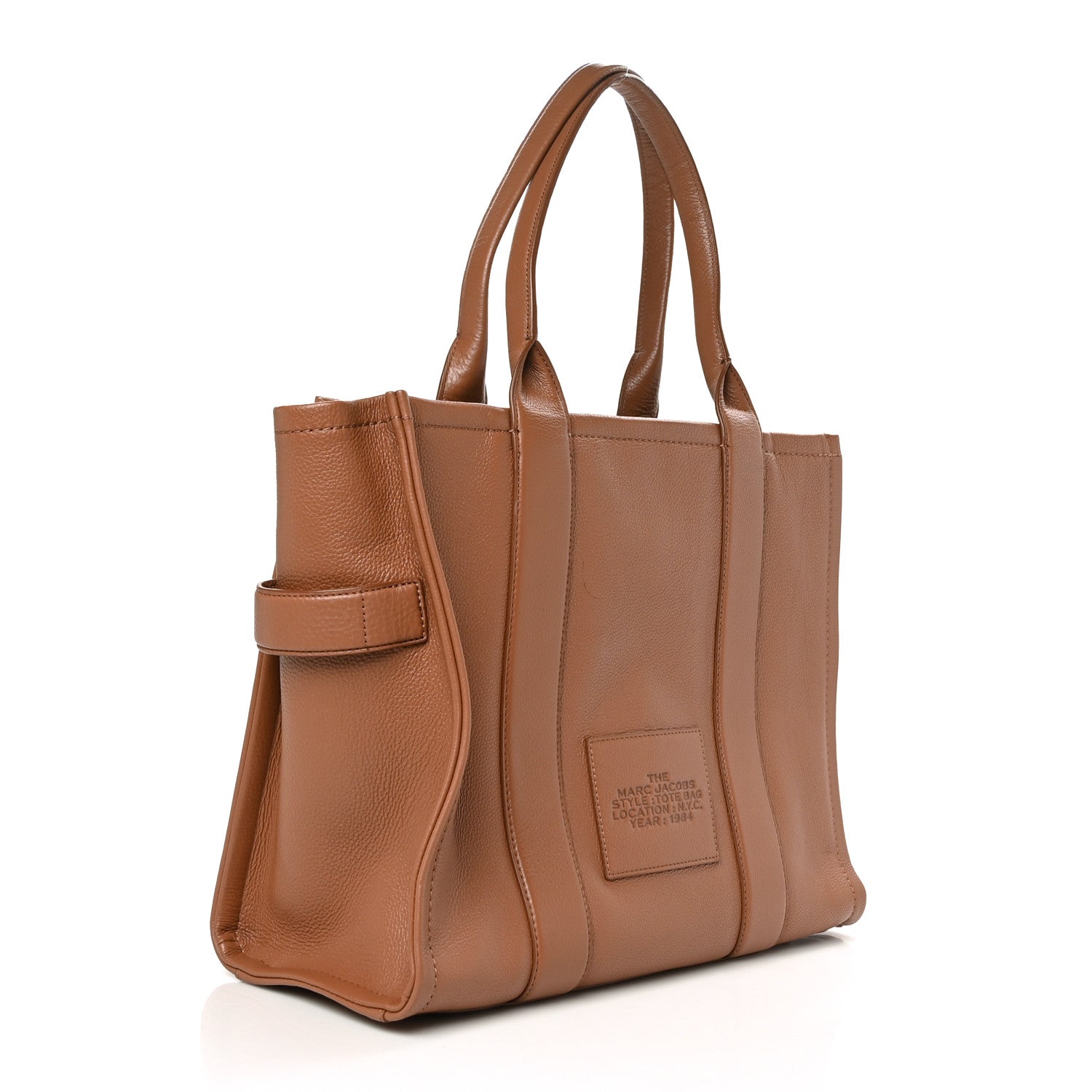 Marc Jacobs Grained Calfskin Large The Tote Bag Argan Oil 3 of 10