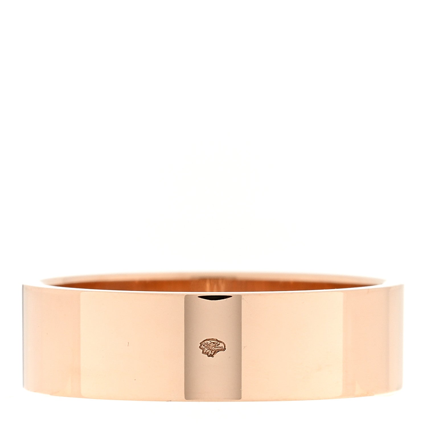 Hermes 18K Rose Gold Diamond PM H D'Ancre Ring 55 7.25 3 of 5