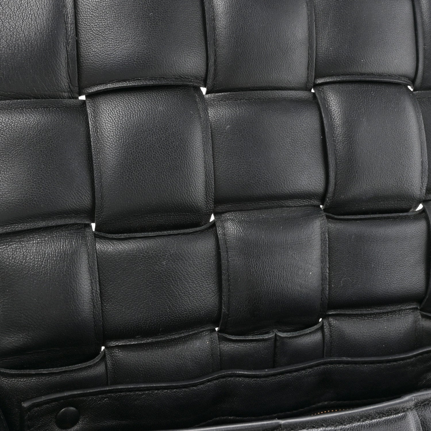 Bottega Veneta Nappa Maxi Intreccio Padded Cassette Crossbody Bag Black 12 of 12