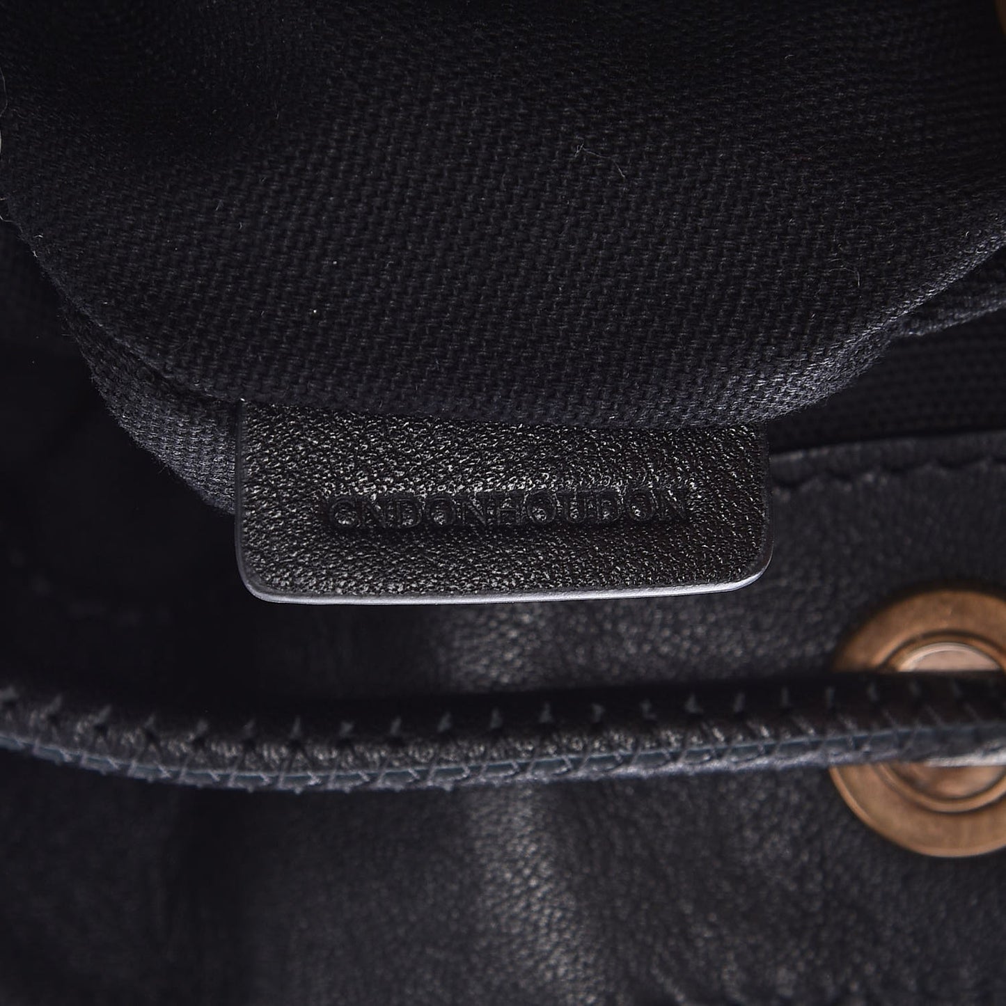 Canvas Mega Check Medium Rucksack Backpack Black