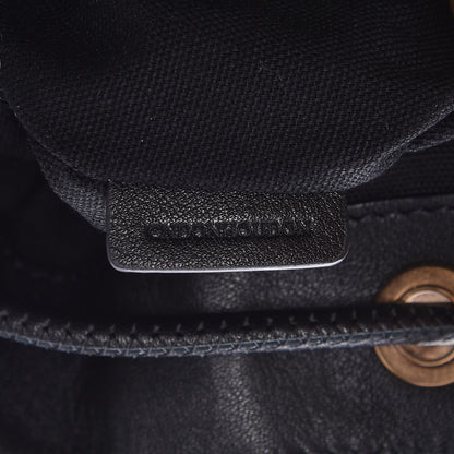 Burberry Canvas Mega Check Medium Rucksack Backpack Black 7 of 8