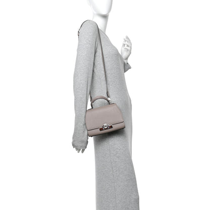 Moynat Taurillon Blush Rejane BB Tourterelle 2 of 11