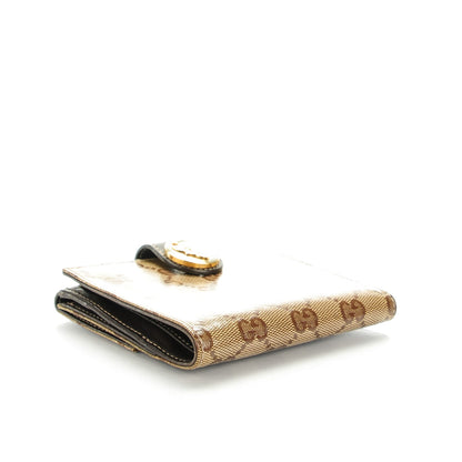 Gucci Crystal Monogram Hysteria French Wallet Dark Brown 4 of 7