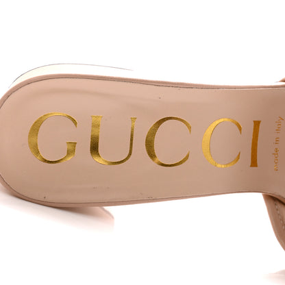 Gucci Nappa Matelasse GG Marmont 55mm Slide Sandals 37.5 Skin Rose 6 of 10