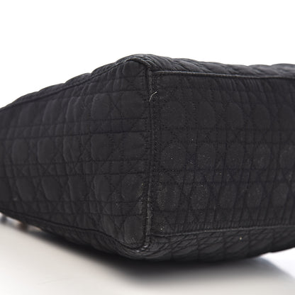 Christian Dior Nylon Cannage Medium Lady Dior Black 17 of 19