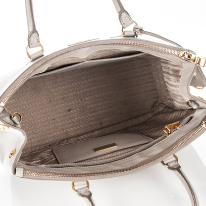 Prada Saffiano Medium Galleria Double Zip Tote Pomice 6 of 12