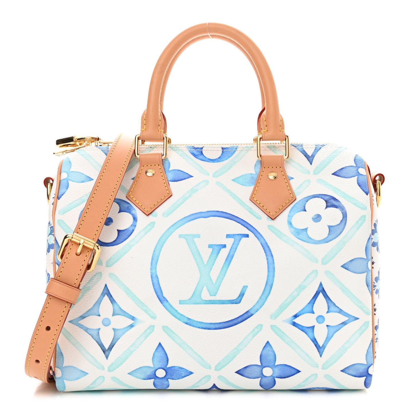 Monogram Tiles By The Pool Speedy Bandouliere 25 Lagoon Blue
