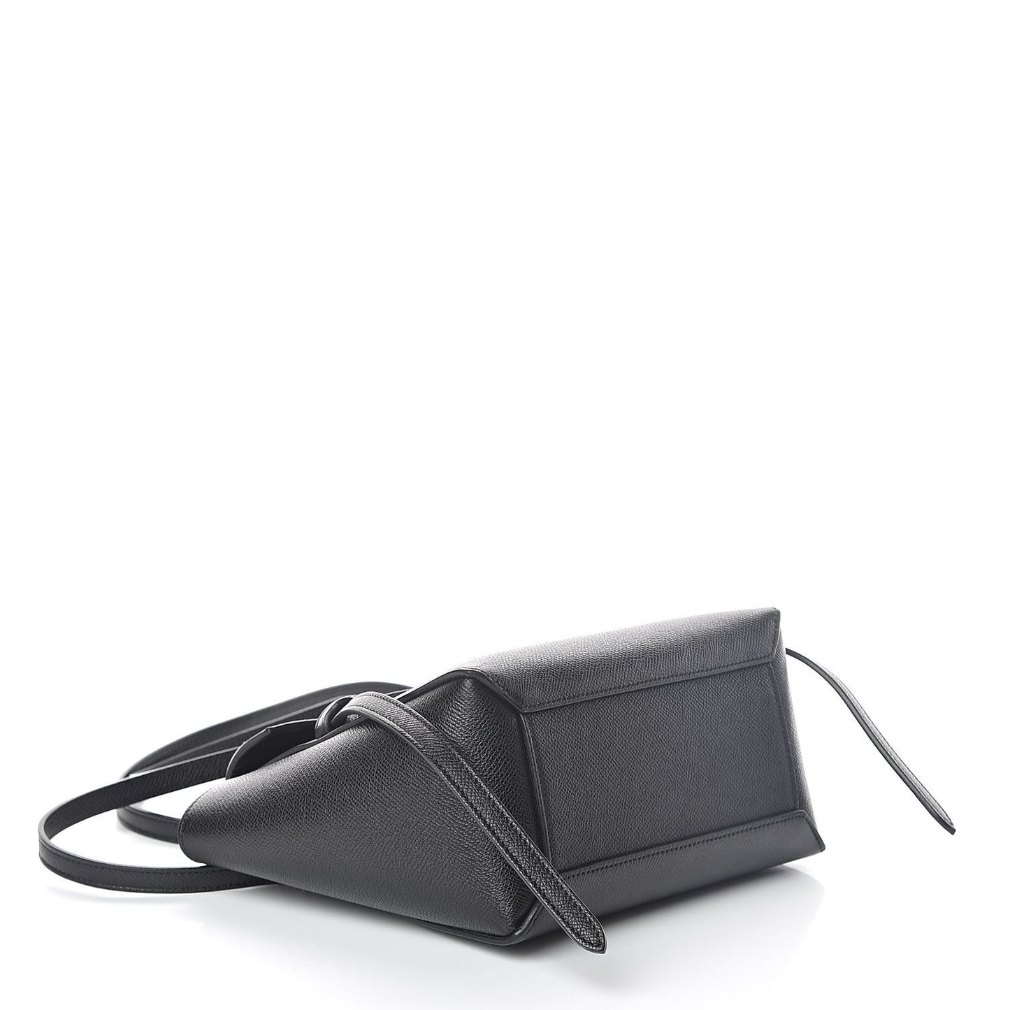 Grained Calfskin Nano Belt Bag Black