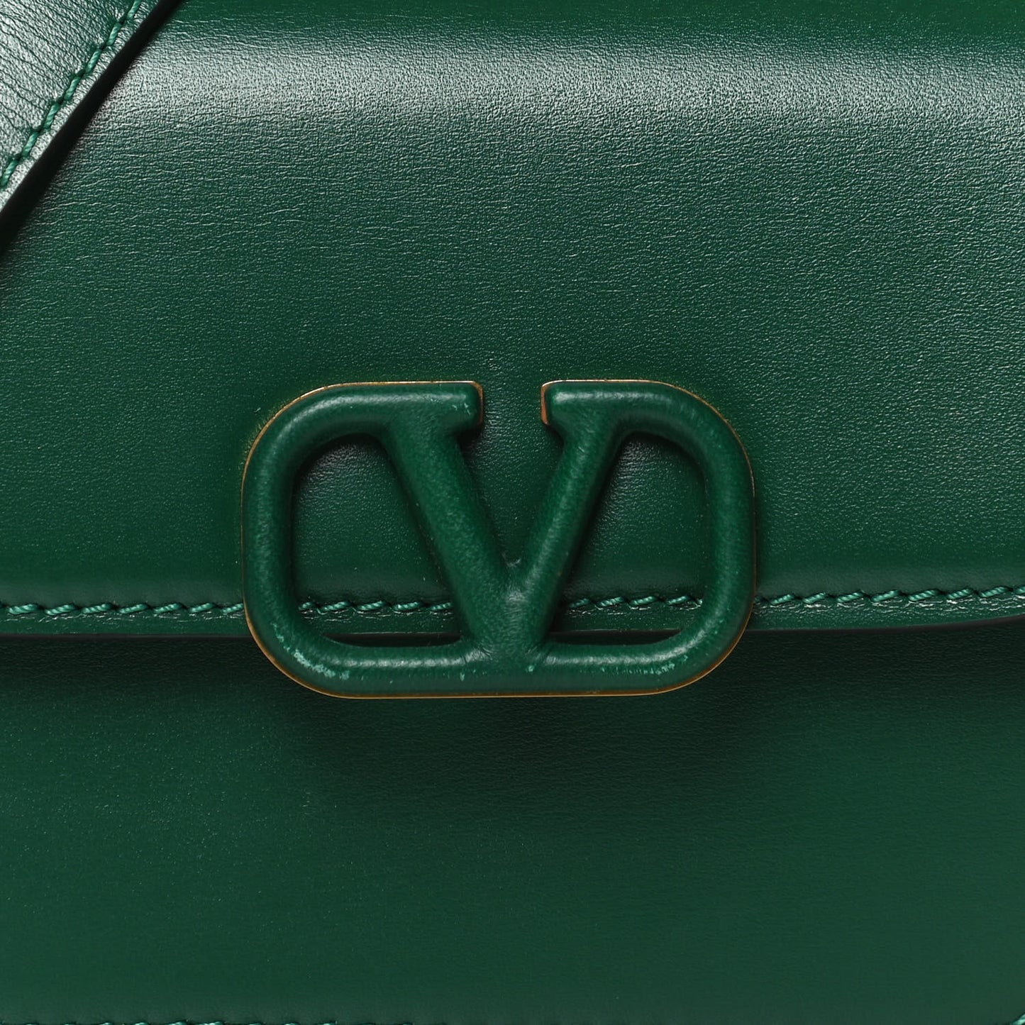 Calfskin Micro VSling Shoulder Bag Green