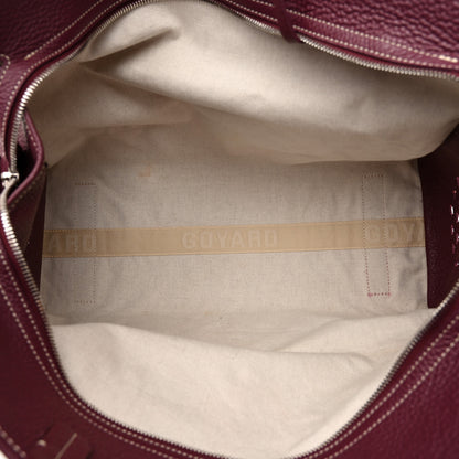 Goyard Goyardine Sac Hardy Pet Carrier PM Burgundy 6 of 16