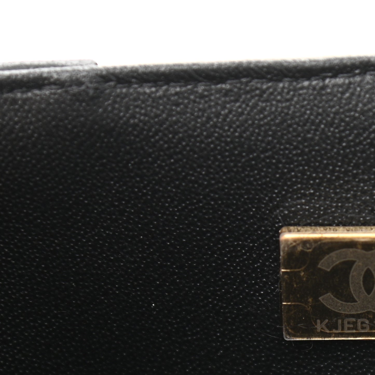 Lambskin Quilted Mini Rectangular Flap Black White