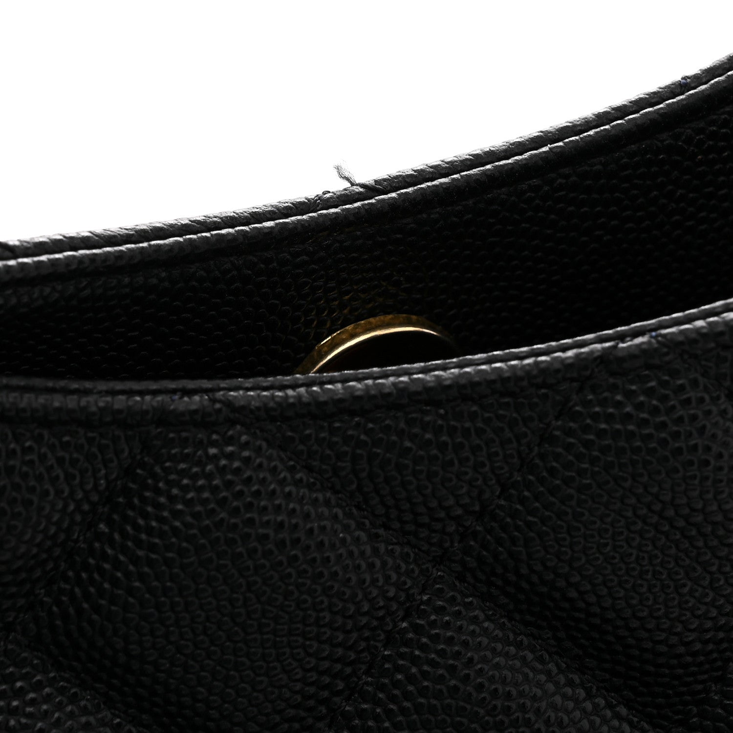 Chanel Caviar Quilted Wavy CC Hobo Black 11 of 12
