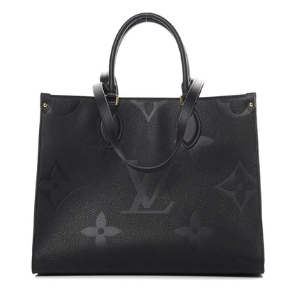 Louis Vuitton Empreinte Monogram Giant Onthego MM Black 1 of 10