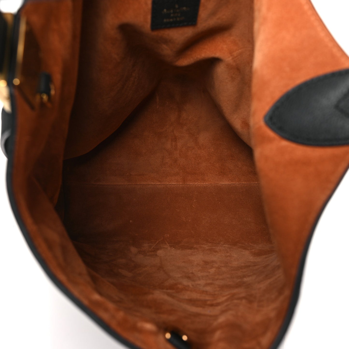 Grained Calfskin Low Key Hobo MM Black
