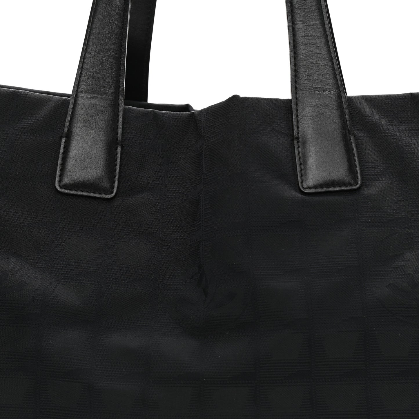 Nylon Medium Travel Tote Black