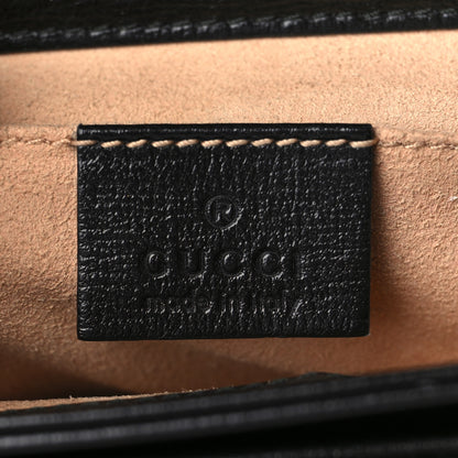 Gucci Azalea Calfskin Mini Marina Chain Shoulder Bag Black 6 of 11