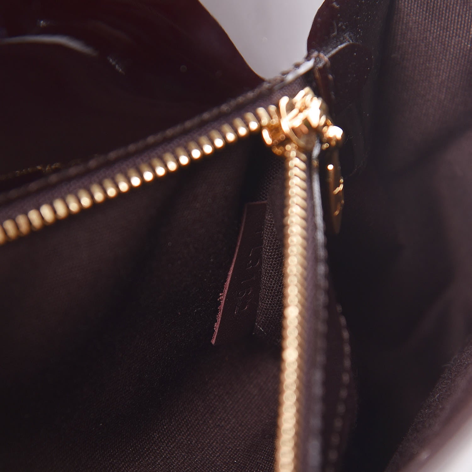 Louis Vuitton Patent Sobe Clutch Amarante 9 of 9