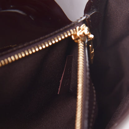 Louis Vuitton Patent Sobe Clutch Amarante 9 of 9
