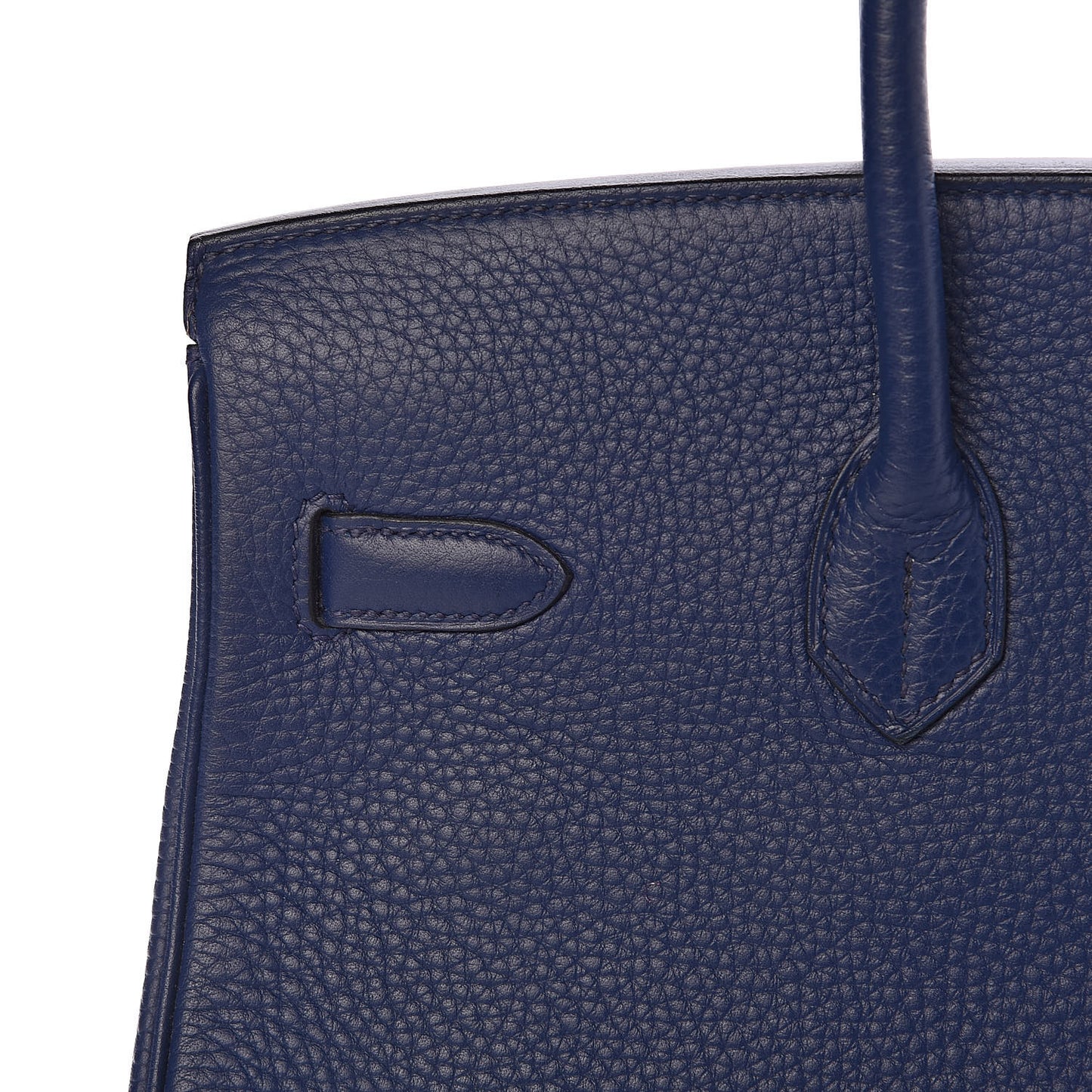 Taurillon Clemence Birkin 35 Bleu Saphir