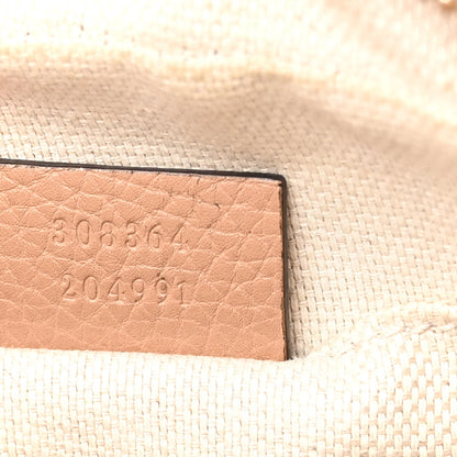 Gucci Pebbled Calfskin Small Soho Disco Bag Camelia 7 of 11