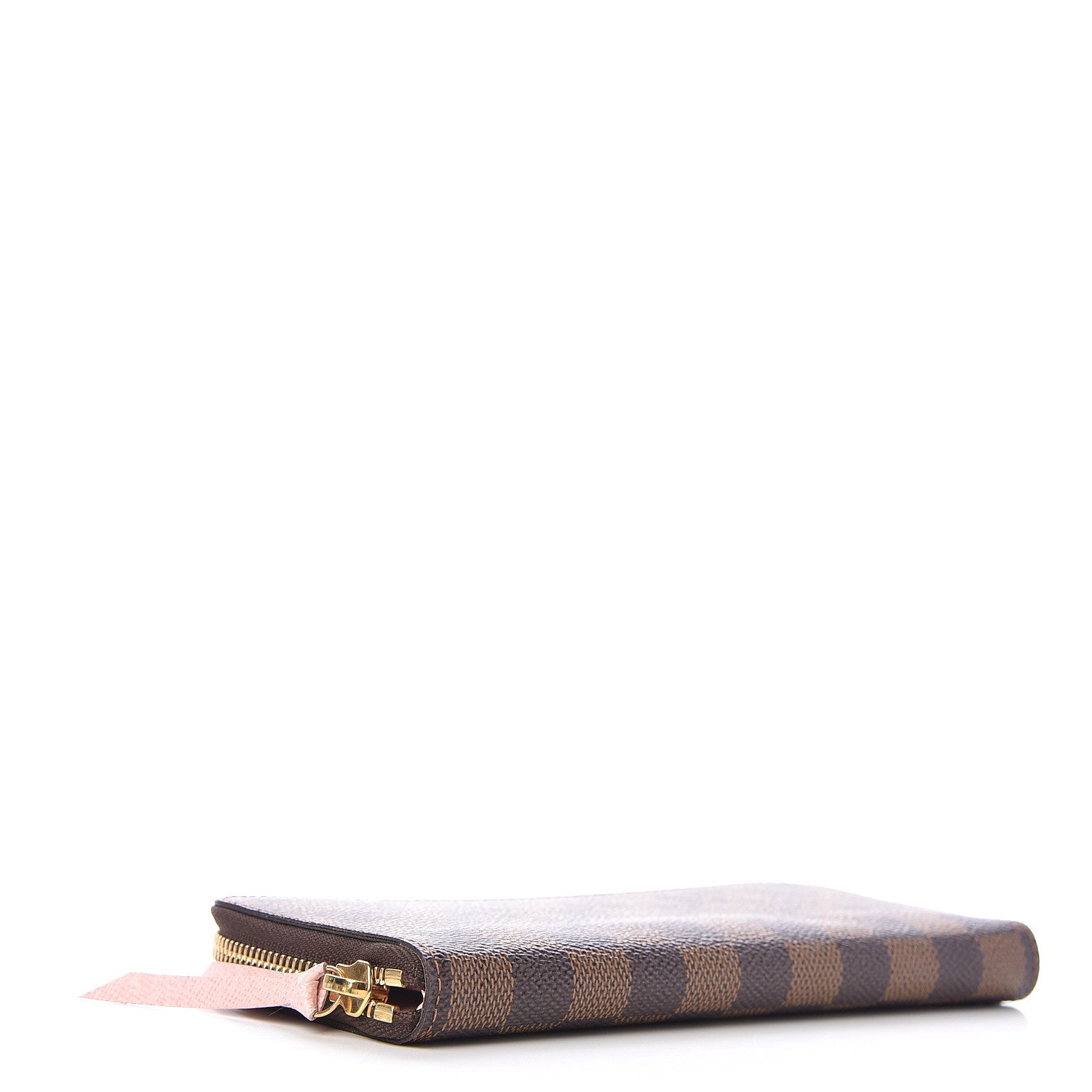 Louis Vuitton Damier Ebene Clemence Wallet Rose Ballerine 4 of 7