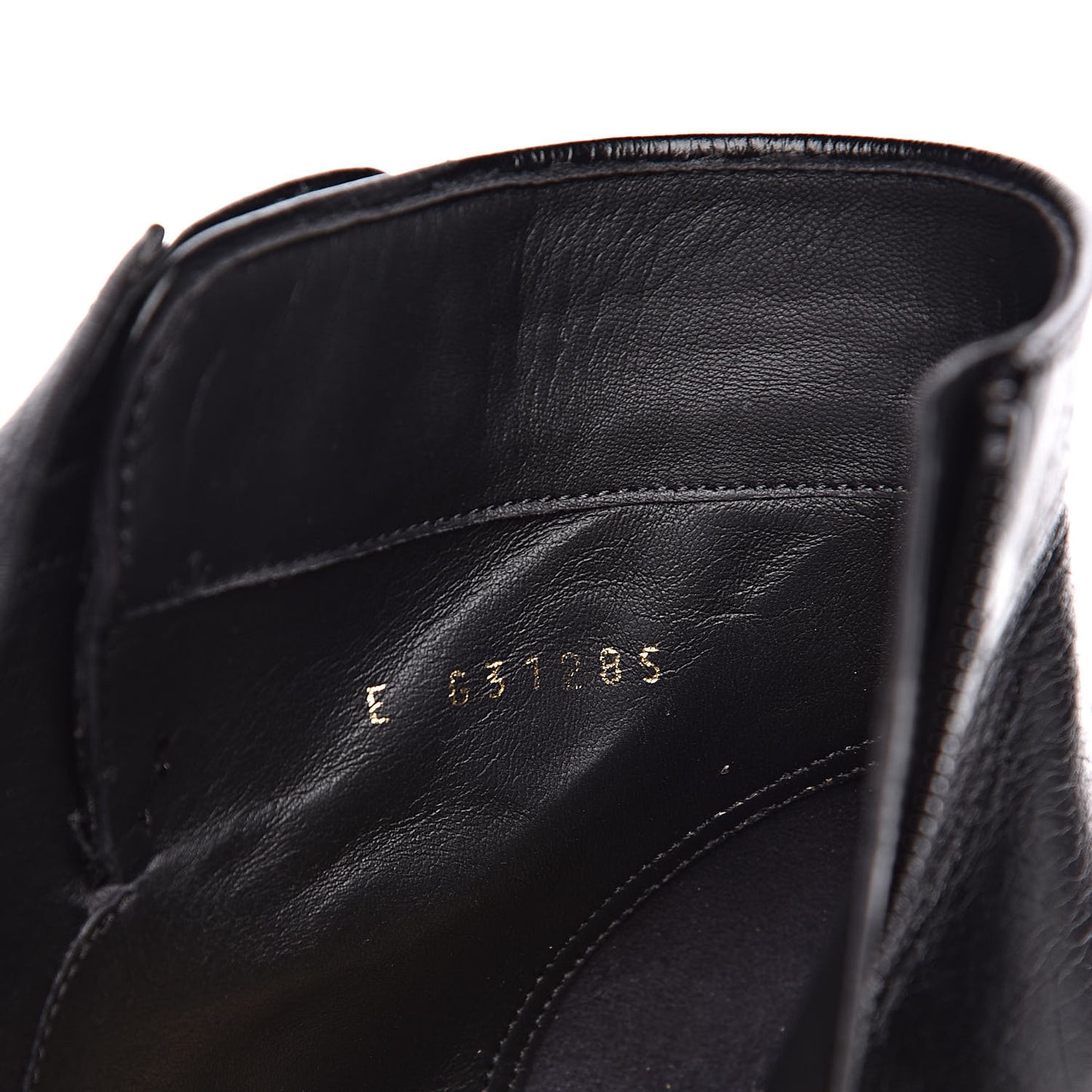Goatskin CC Turnlock Ankle Boots Black