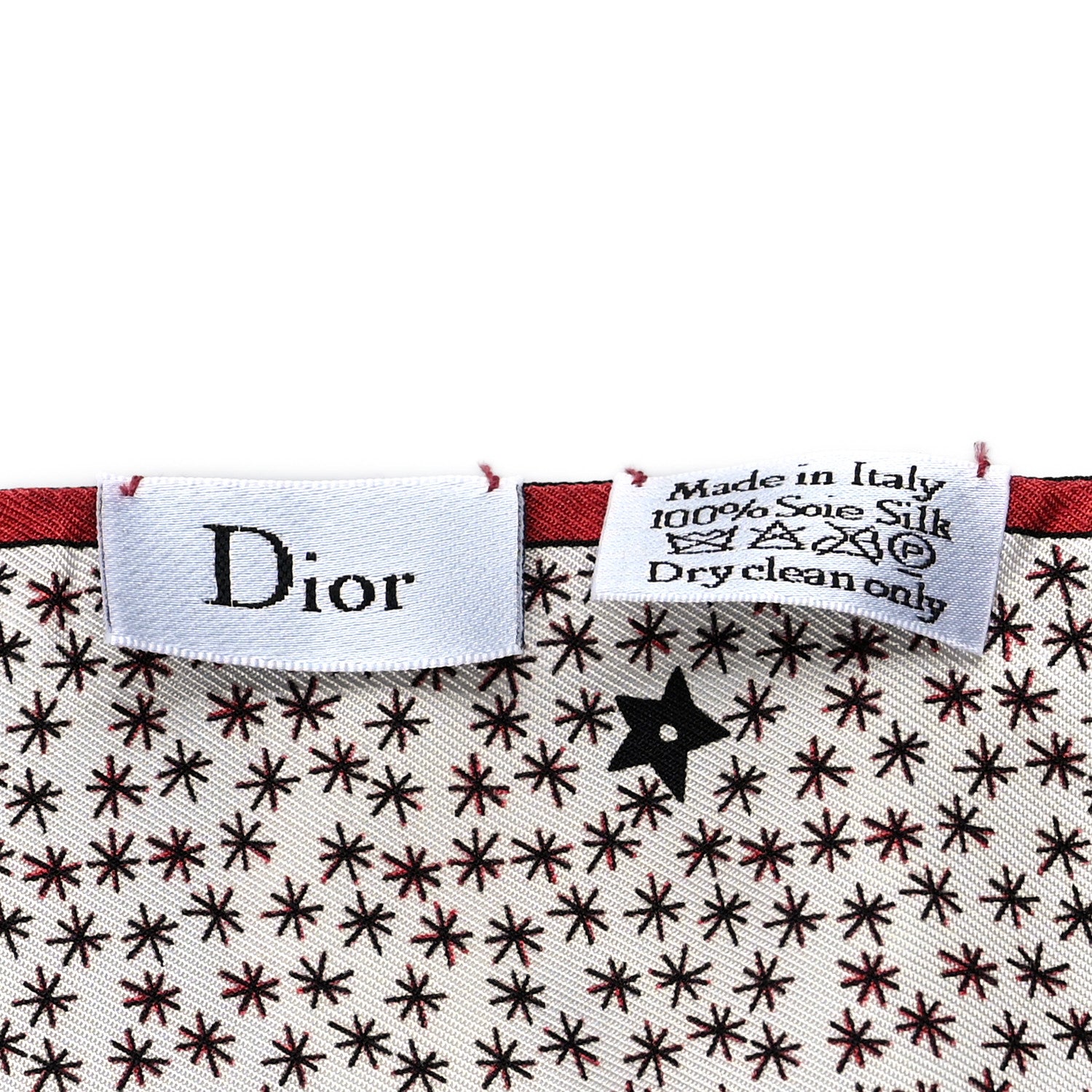 Christian Dior Silk Le Soleil Tarot Mitzah Scarf Off White 3 of 3