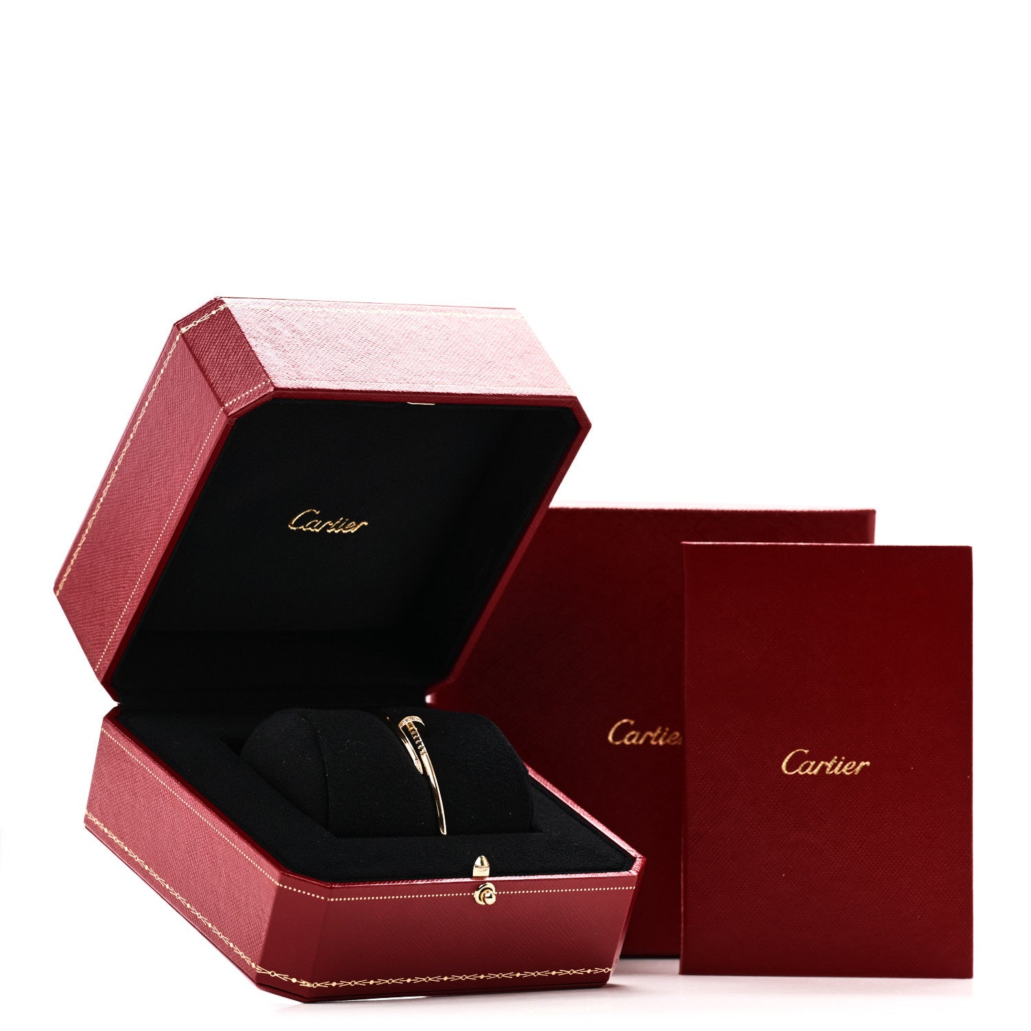 Cartier 18K Yellow Gold Diamond Small Juste Un Clou Bracelet 16 5 of 5