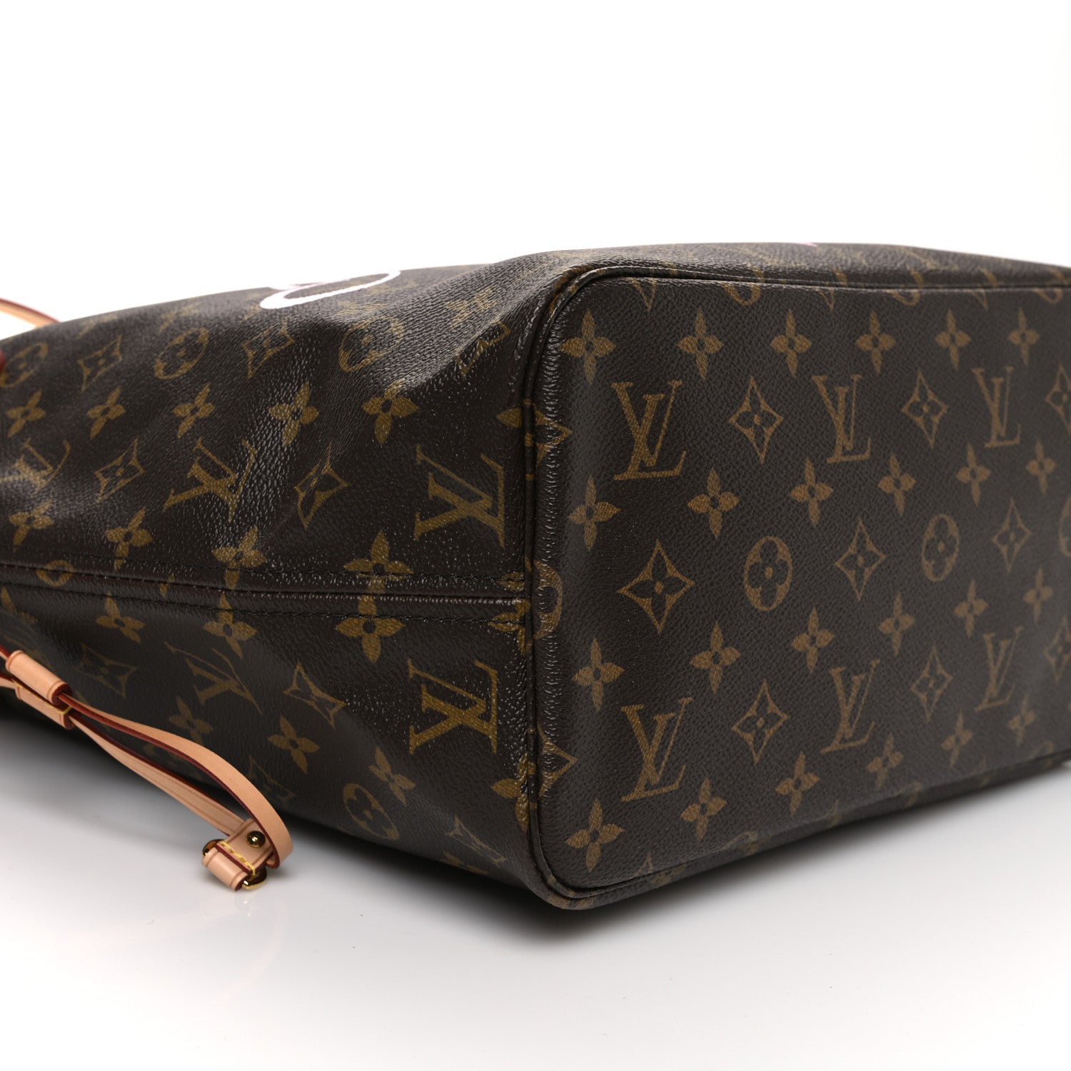 Louis Vuitton Monogram Saint Barth V Neverfull MM Rose Ballerine 9 of 10