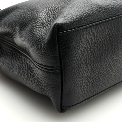 Gucci Pebbled Calfskin Small Soho Chain Shoulder Bag Black 8 of 9