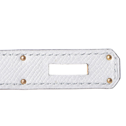 Hermes Epsom Kelly Sellier 28 Bleu Glacier 25 of 36