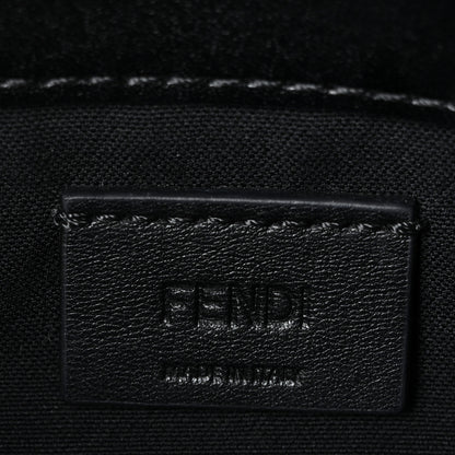 Fendi Vitello Liberty Lucido Metal Monster Eyes Tube Wallet on Chain Black 6 of 10
