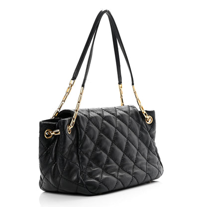 Chanel Calfskin Quilted Retro Chain Flap Black 3 of 21