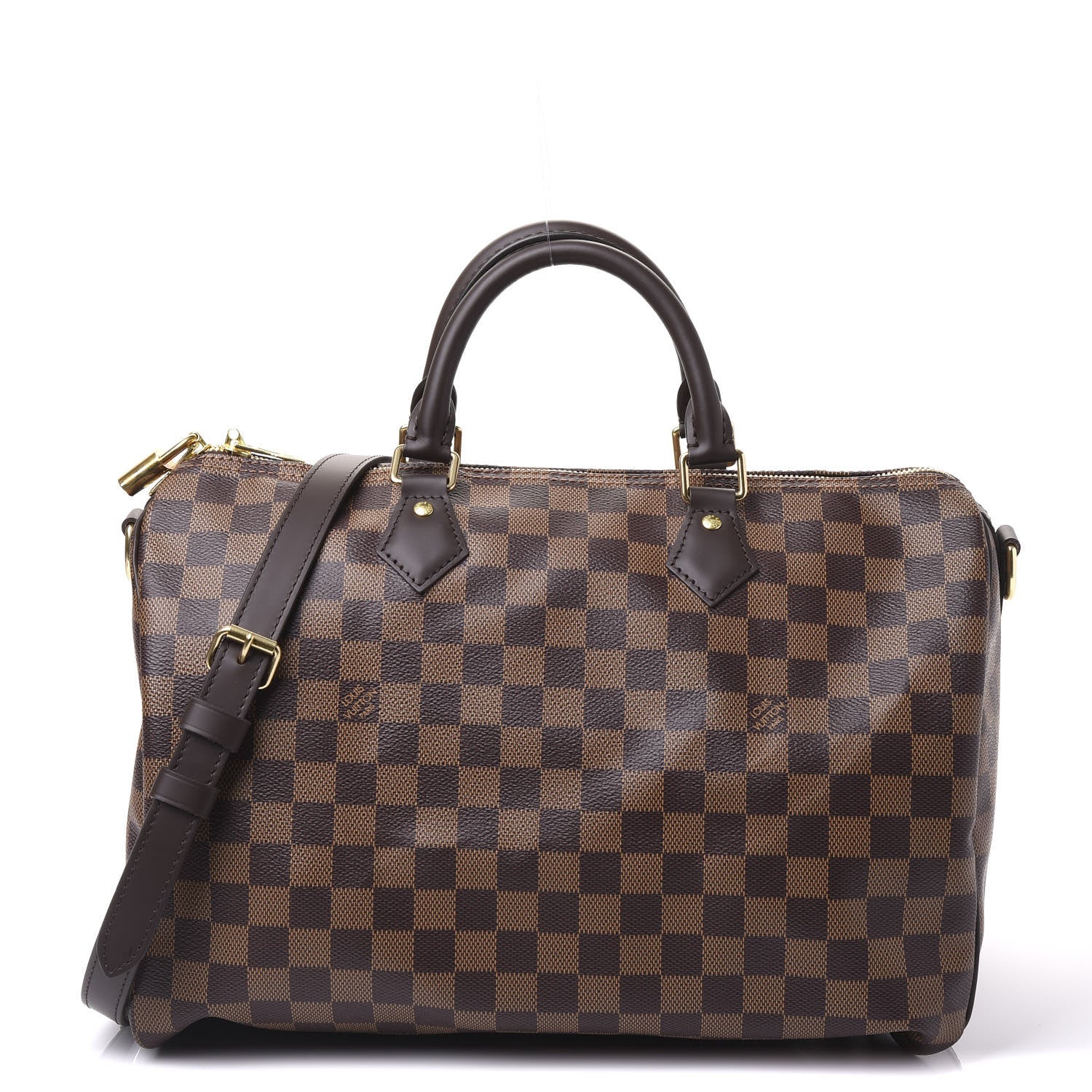 Louis Vuitton Damier Ebene Speedy Bandouliere 35 1 of 12